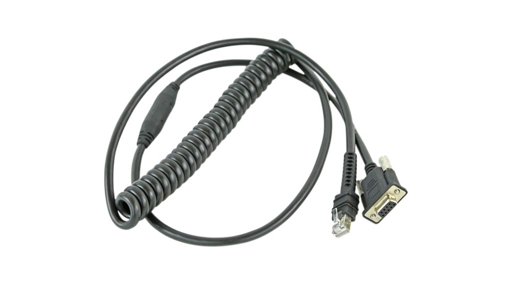 Zebra CBA-R01-S07PBR RS-232 Cable | 7ft Serial Cable for DS2208 – Buy in India