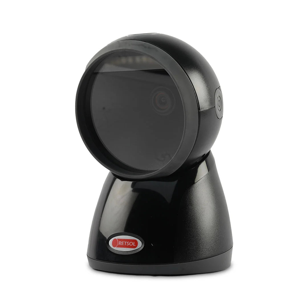 RETSOL PD3000+ 2D Presentation Barcode Scanner | USB & RS232 Hands-Free QR Code Reader | 1MP CMOS Scanner | POSMEA India