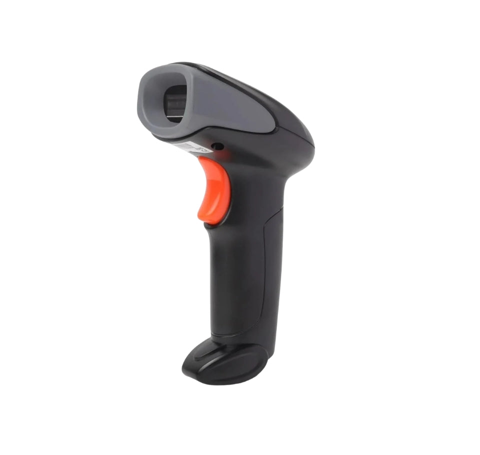 ATPOS AT-1100LW 1D Wireless Barcode Scanner | USB & 2.4GHz Laser Barcode Scanner | 32-bit Cortex | 1-Year Warranty