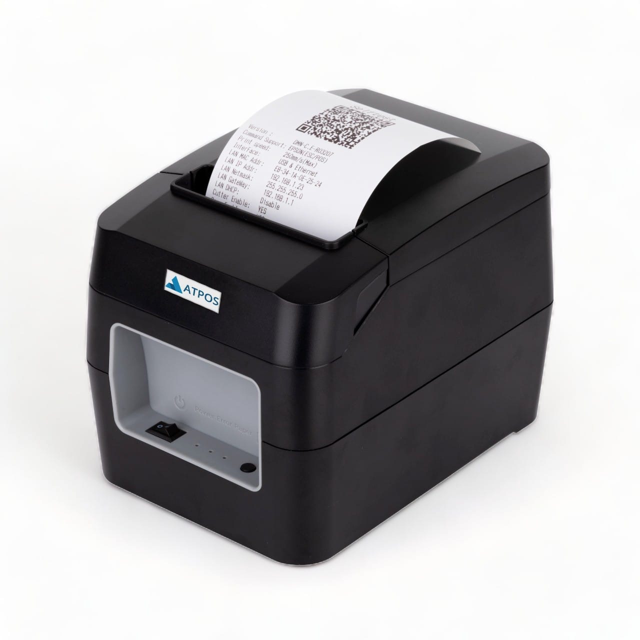 Atpos HL300 80mm USB Thermal Receipt Printer with Auto Cutter | 160mm/s POS Bill Printer with Cash Drawer Support | POSMEA India