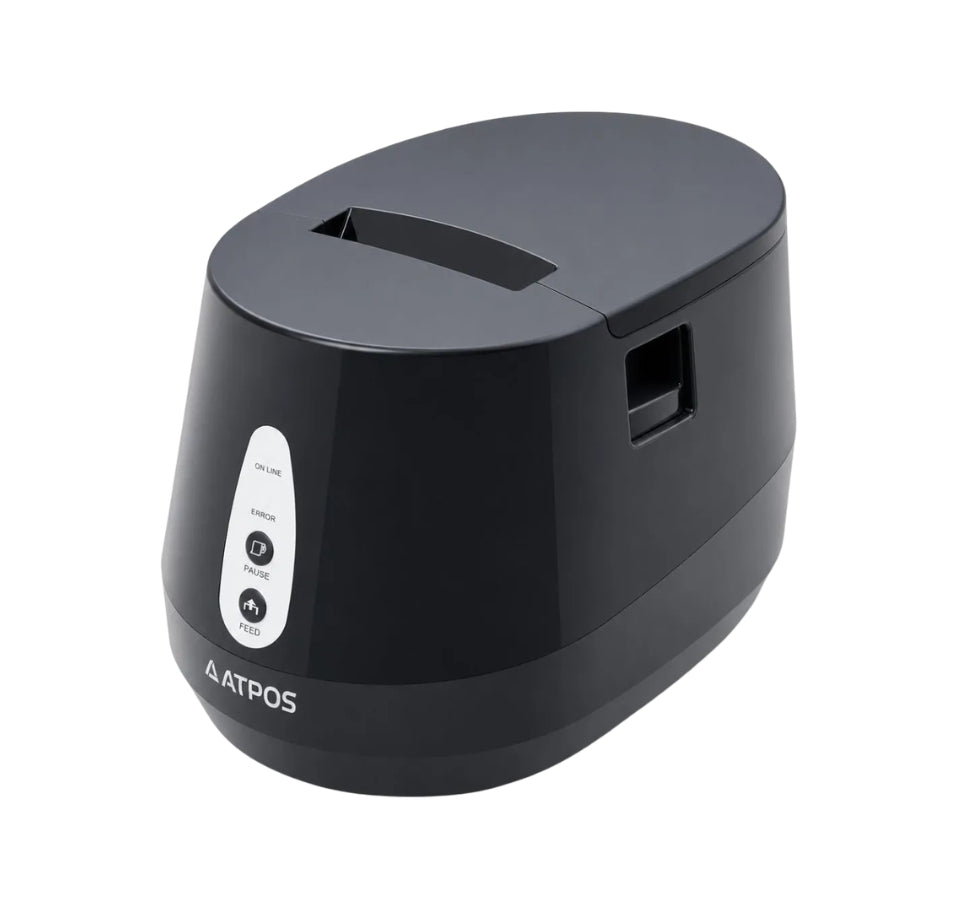 Atpos Q600 58mm Bluetooth Barcode Label Sticker Printer | 2-Inch Direct Thermal Label Printer with USB Type-C | POSMEA India