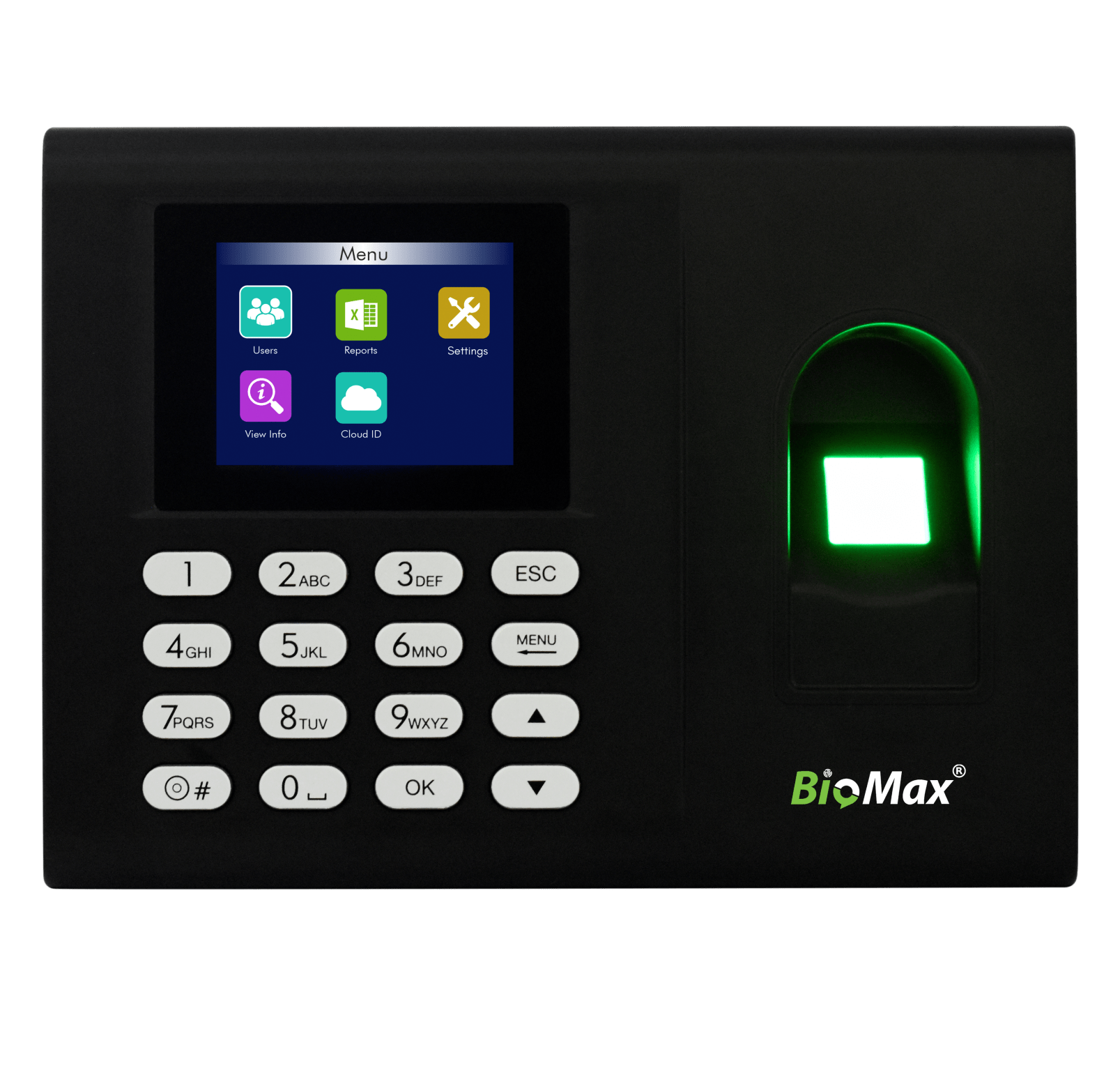  BioMax N-E90 PRO Time Attendance Product image Close View 