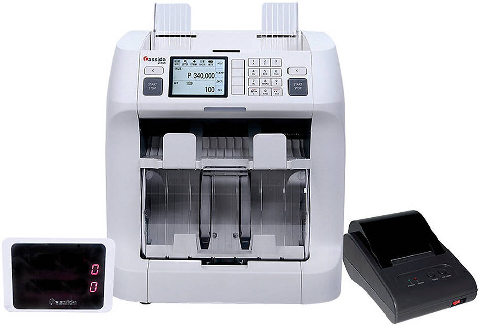 Cassida Zeus 2-Pocket Currency Sorting Machine – Professional Cash Sorter India