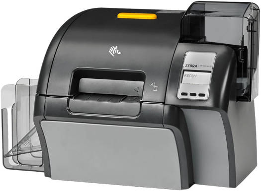 Zebra card printer on a white background - Buy Zebra Single Side ColourCard Printer Z91-000C0000EM00 in India