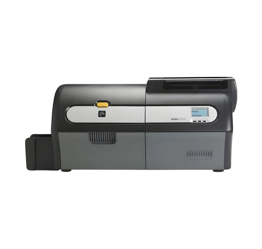 Card printer on a white background - Buy Zebra ZXP Single Side Card Printer Z71-AM0C0000EM00 in India