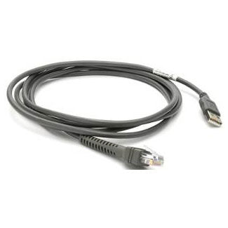Zebra USB Straight 7ft Shielded Cable | Barcode Scanner USB Cable India – Buy Online