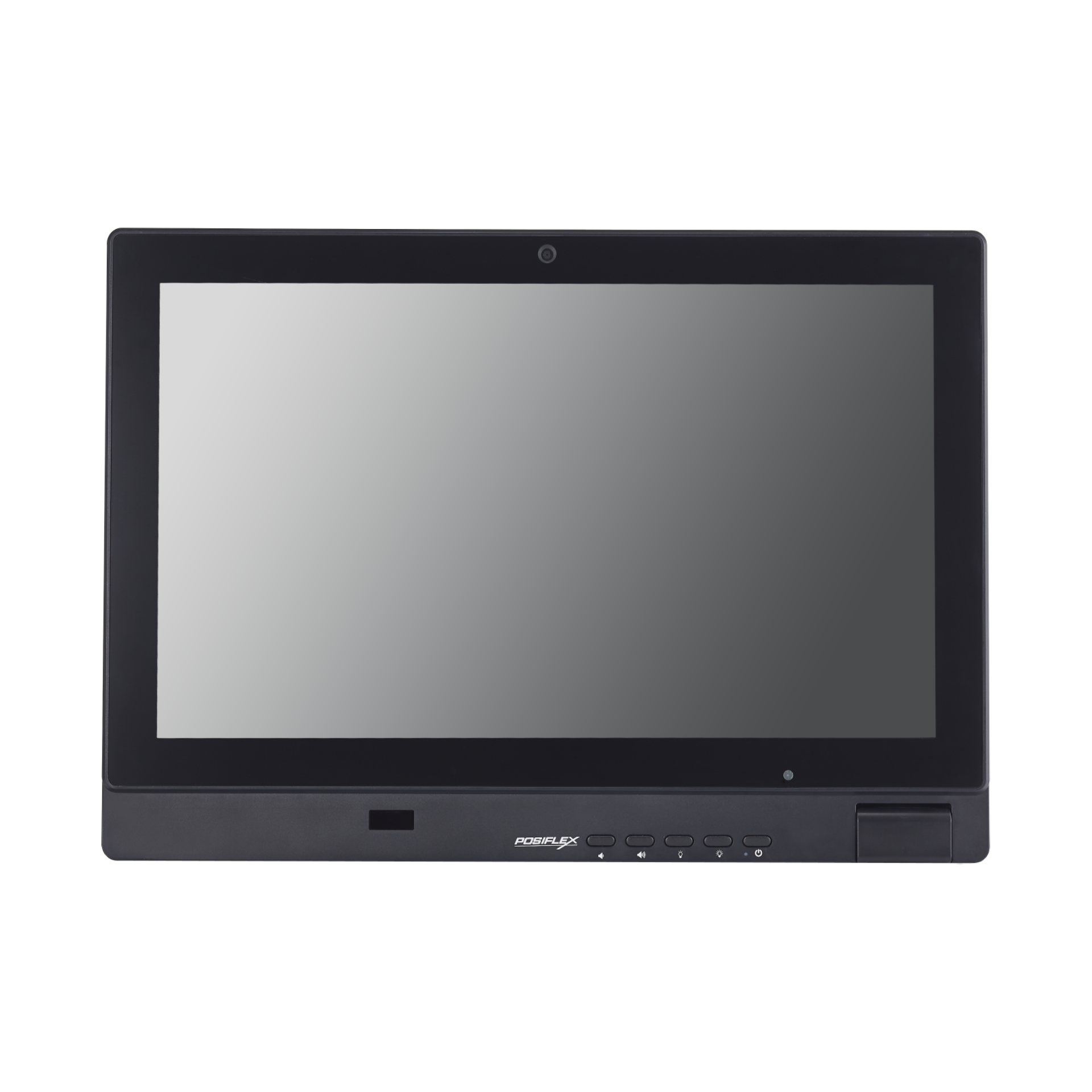 front view of posiflex - HC-2021A Interactive POS Kiosk Terminal | Commercial Touchscreen Self-Service & Digital Signage System