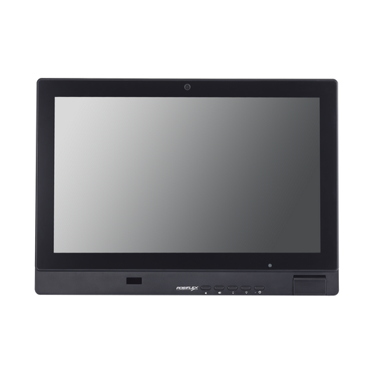 front view of posiflex - HC-2021A Interactive POS Kiosk Terminal | Commercial Touchscreen Self-Service & Digital Signage System