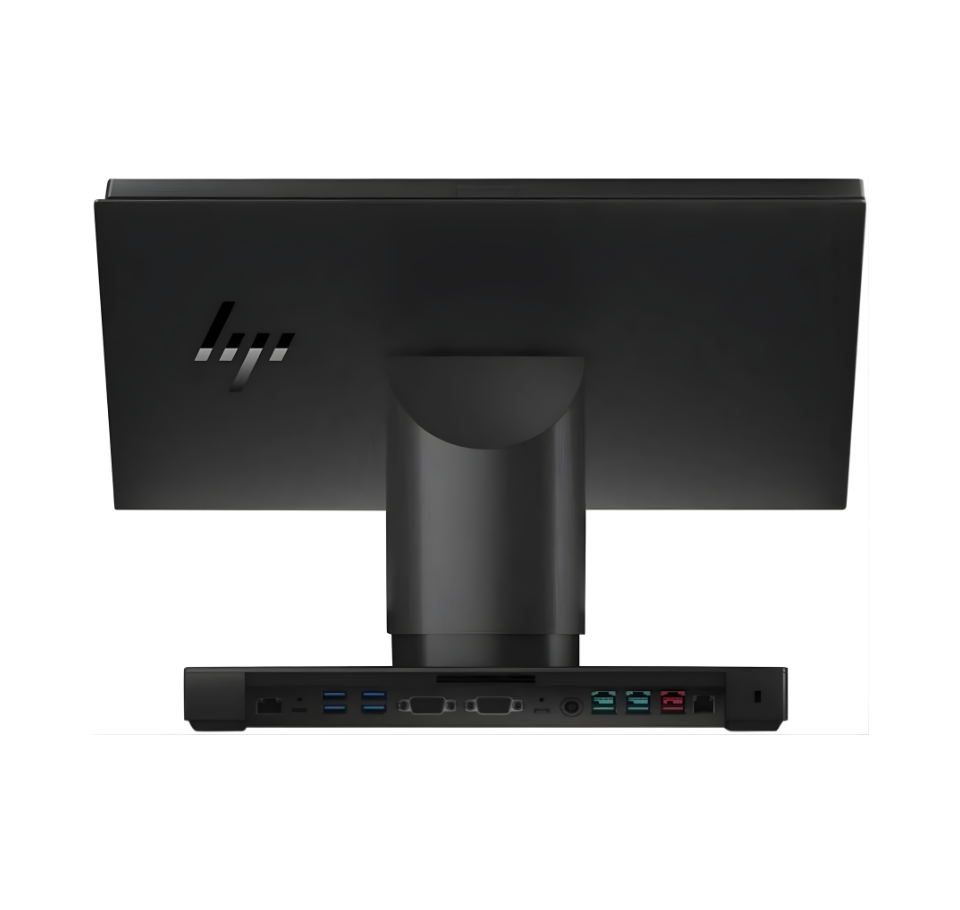 HP monitor with USB hub on a white background All-in-One Touch POS System for Retail & Hospitality in India – POSMEA