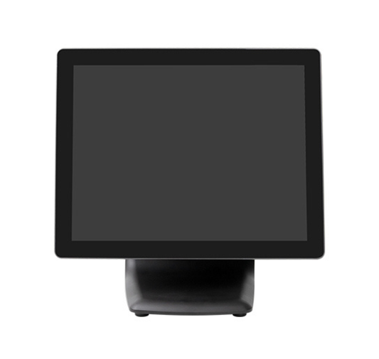 Black touchscreen monitor on a white background Premium Hanasis Restaurant POS Terminal India – POSMEA