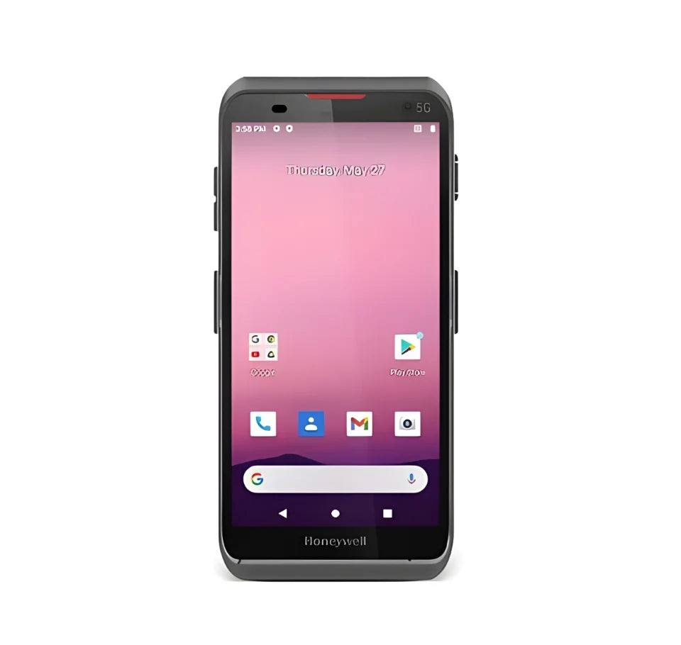 Smartphone with Honeywell branding on a white background - Honeywell EDA57 Rugged Mobile Device India | 2D Barcode Scanner Android 14 | POSMEA