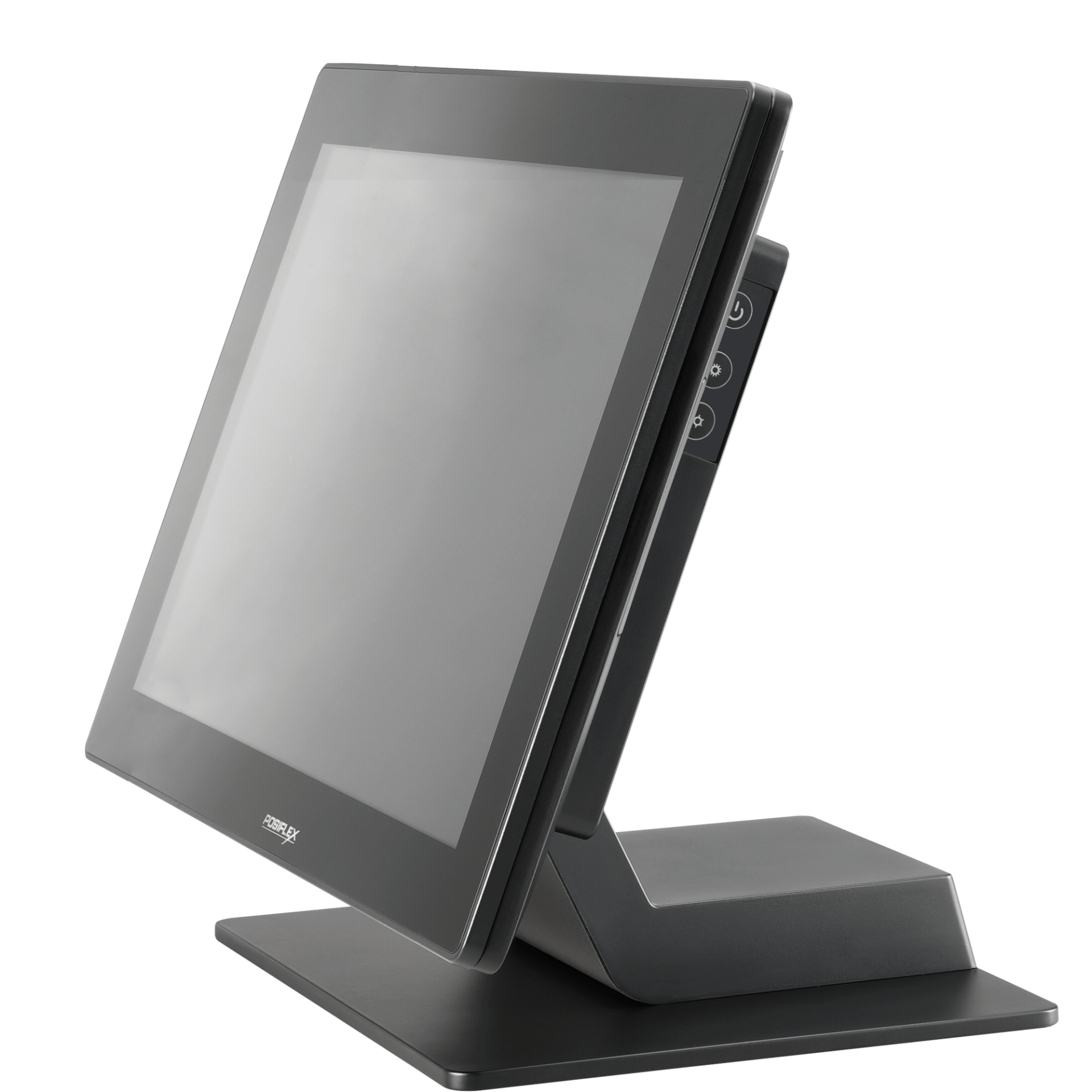 side view of posiflex - POSIFLEX RT-6015-G2 POS Terminal | Intel 11th Gen Touchscreen POS Machine for Retail & Restaurant