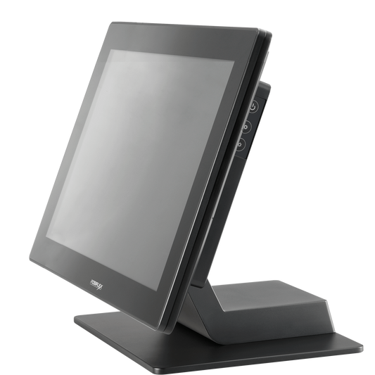 side view of posiflex - POSIFLEX RT-6015-G2 POS Terminal | Intel 11th Gen Touchscreen POS Machine for Retail & Restaurant