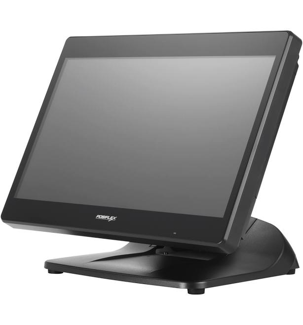 Posiflex product front view - PS 6216 PCAP Touch Screen POS Terminal | Intel 11th Gen i3/i5/i7 POS Machine for Retail & Restaurant