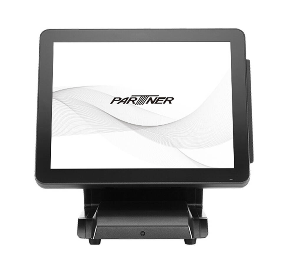 Touchscreen POS terminal with 'Partner' branding on a white background - Buy Partner POS Terminal in India – POSMEA