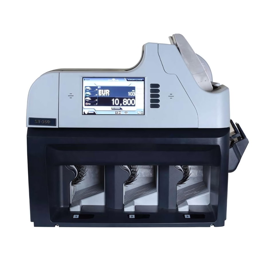 Hitachi ST-350 Series Cash Counting Machine – High-Speed Money Counter India Posmea