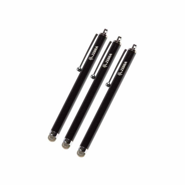 Zebra Passive Stylus Set (3-Pack) with Micro-Knit Hybrid Fiber Tip | SG-STYLUS-TCX-MTL-03 | India