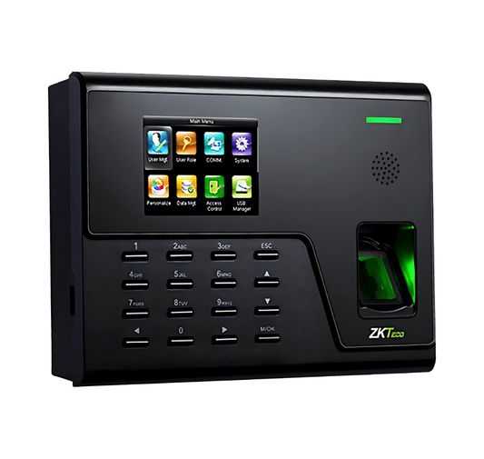 ZKTeco ZK-UA760 Time & Attendance Fingerprint Machine Product image with front side view - attendance punching machine price in India
