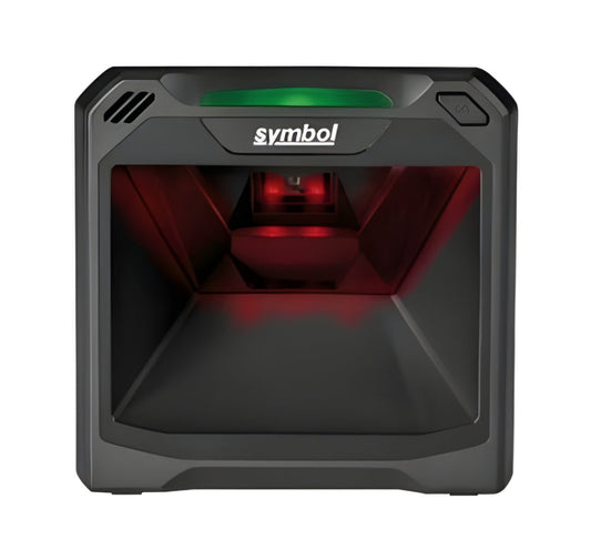 Symbol brand scanner on a white background Zebra DS7708 2D Vertical Barcode Scanner