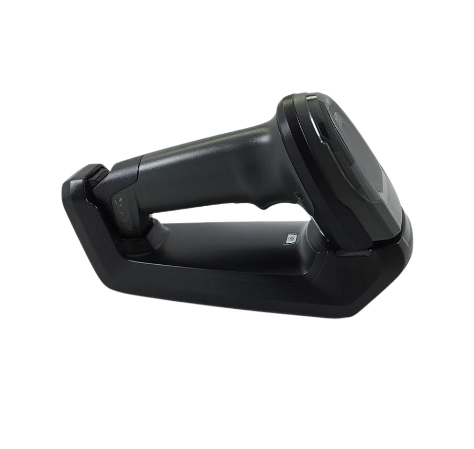 Black barcode scanner on a white background Zebra DS8178 Wireless 2D Barcode Scanner