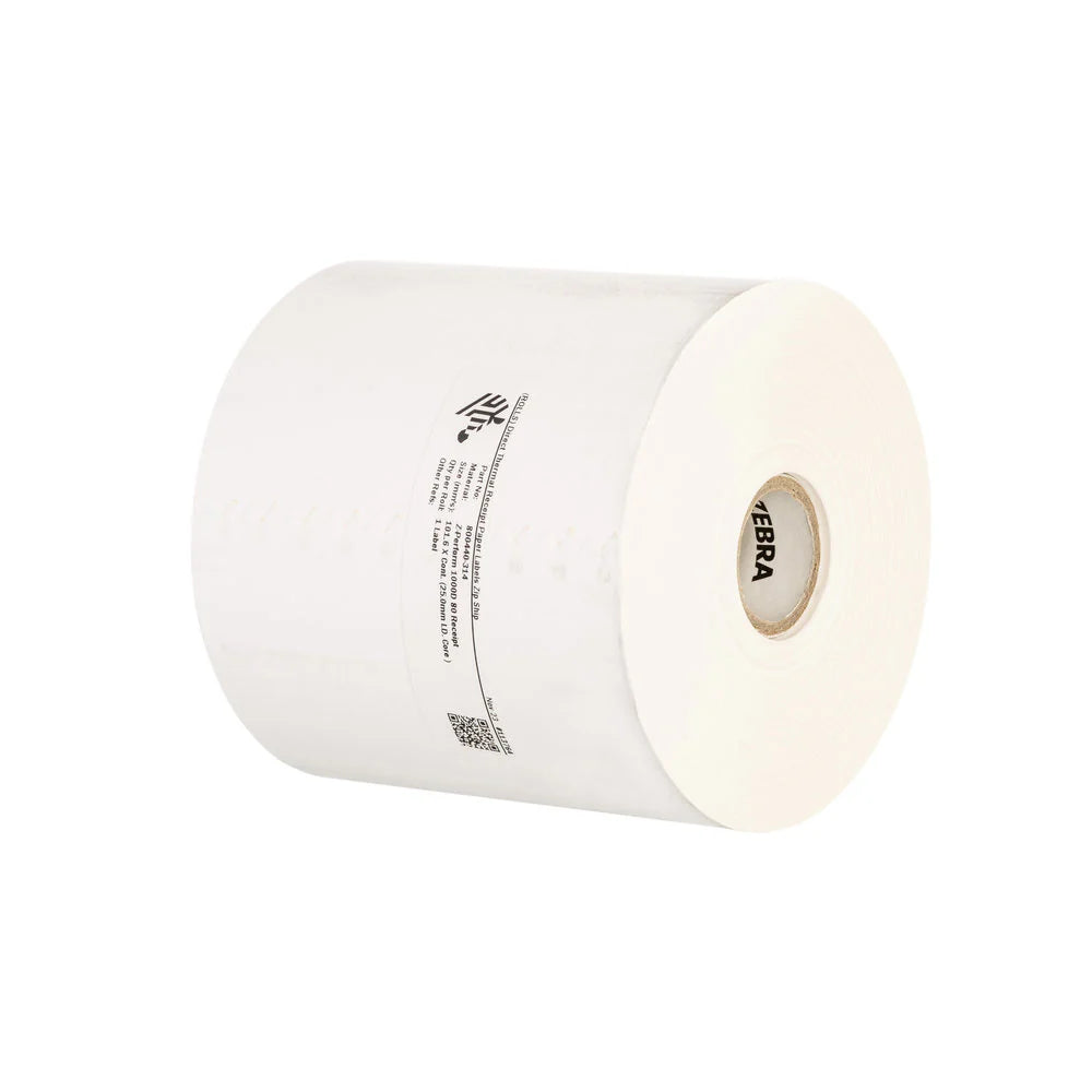 Zebra Z-Perform 1000D Direct Thermal Receipt Paper 101.6mm x 24.1m – Uncoated, 80 Rolls/Box, 19mm Core Posmea In India