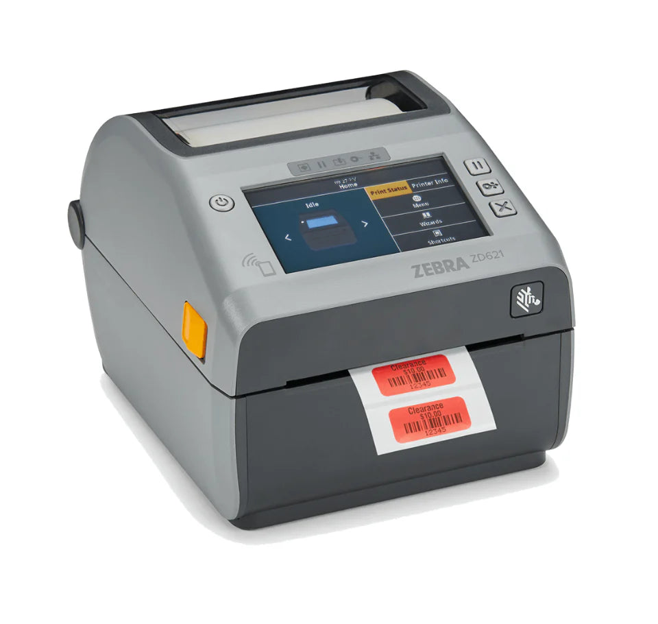 Zebra ZD621T Thermal Transfer Label Printer | Industrial Barcode Printer India