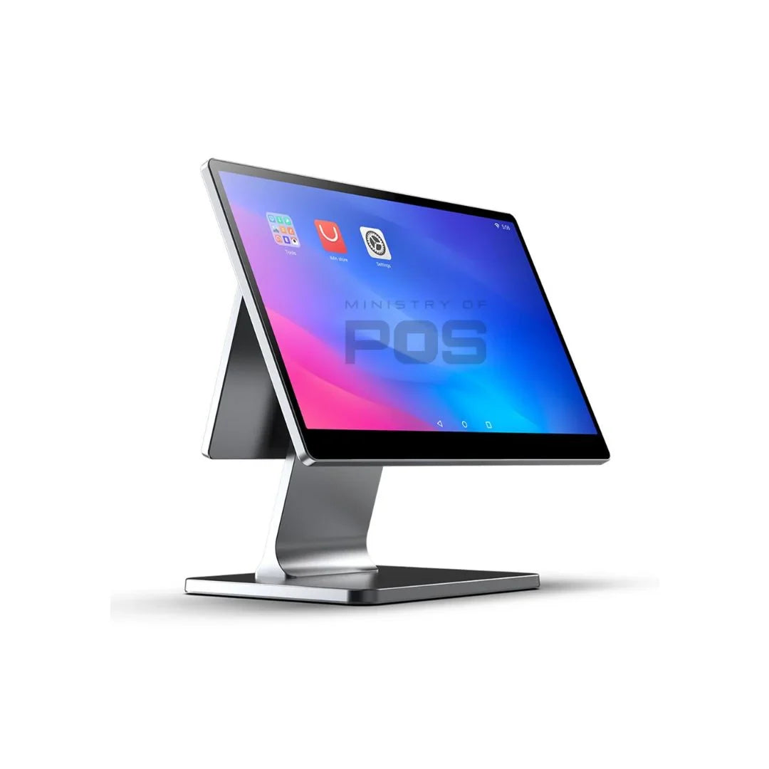 POS (Point of Sale) system monitor on a white background - Smart iMin Retail POS System in India – POSMEA